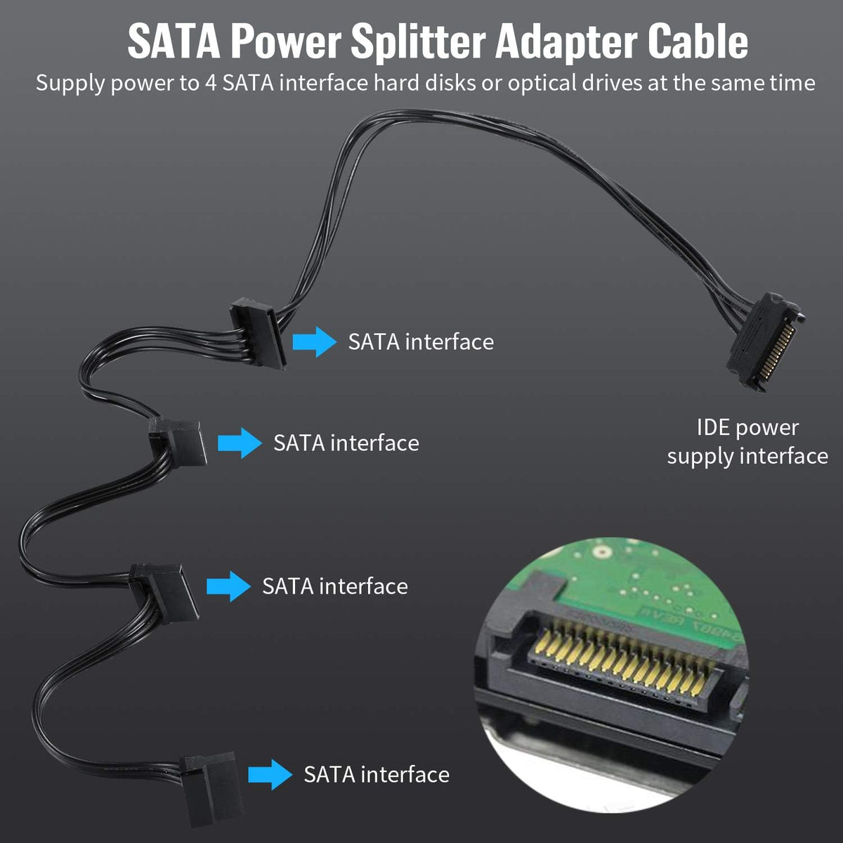 PCIe SATA Card 6 Ports SATA III Controller Expansion Card with 6 SATA Cables Pack of 2 T663280