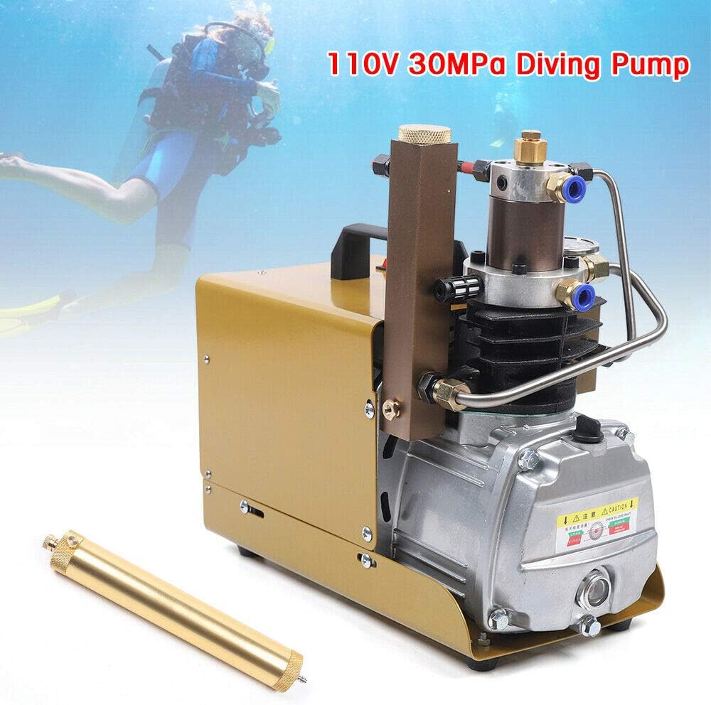30MPA 4500PSI High Pressure Air Compressor PCP Scuba Electric Air Pump K822