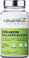 Plant Based Collagen Builder with Vitamin C & Biotin, 800 mg, 60 Veg Capsules G50118