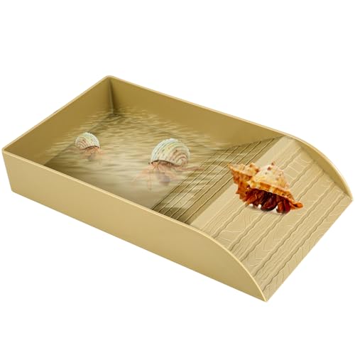 Reptile Water Bowl with Ramp and Basking Platform Z436483