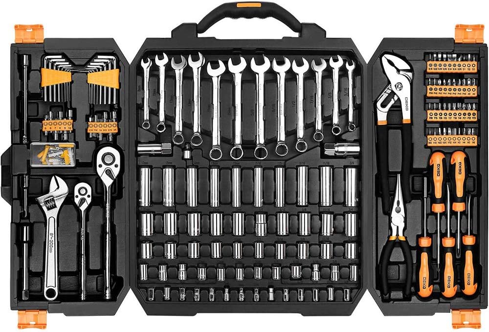 192 Piece Mechanics Tool Set with Plastic Storage Case C527347