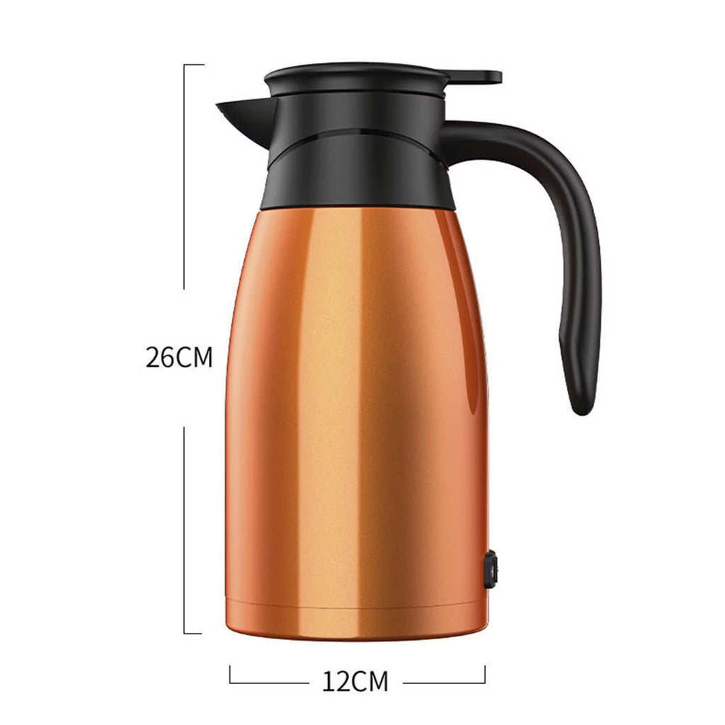 24V Orange Insulated Car Kettle X944