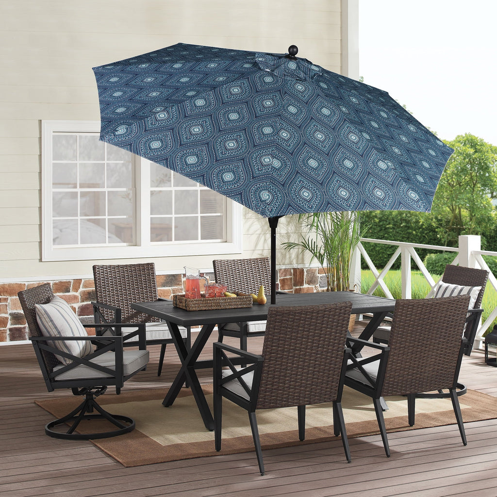 9' Round Crank Patio Umbrella G24063