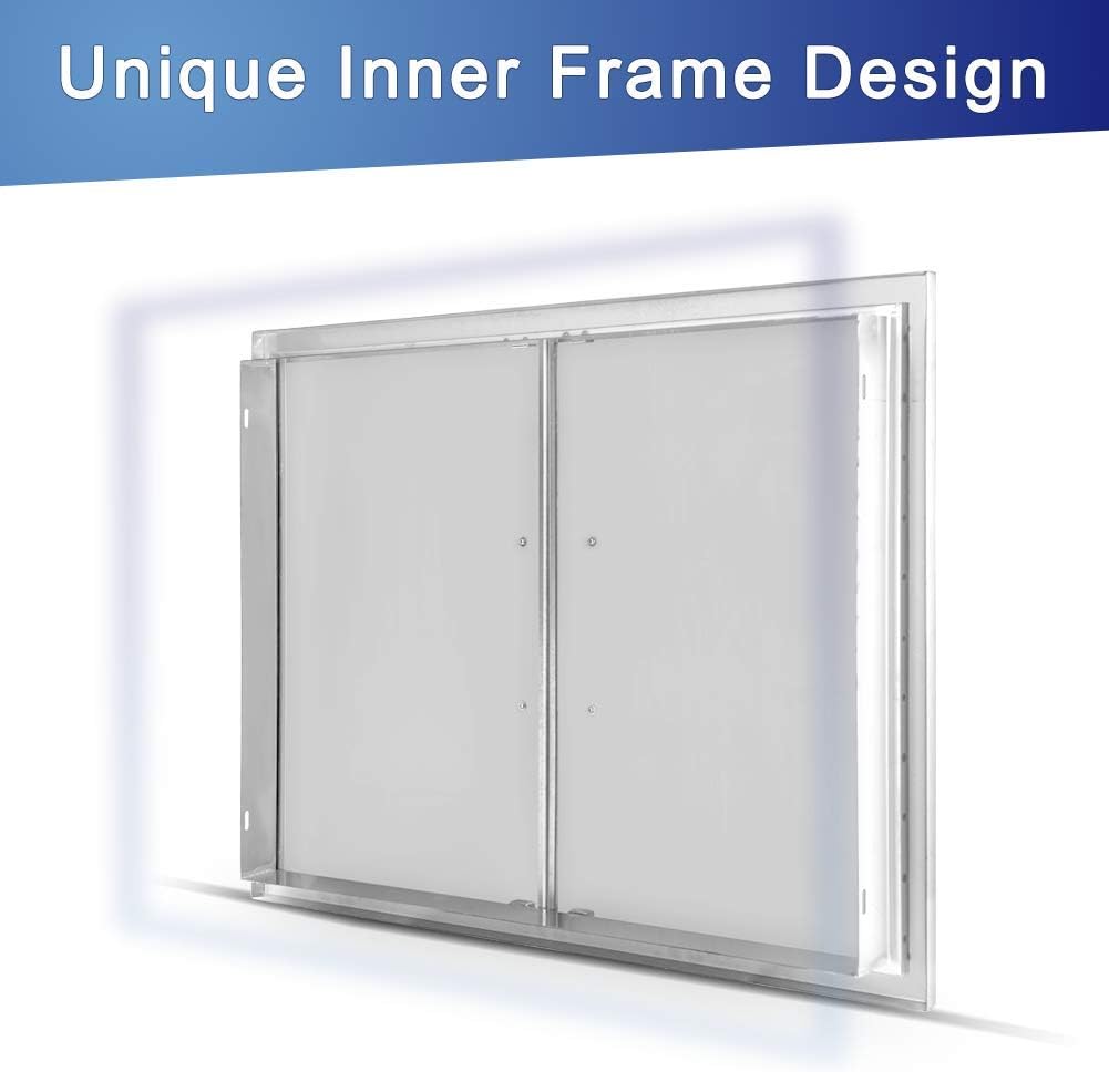 42 W X 21 H Stainless Steel Double Access Door I242505