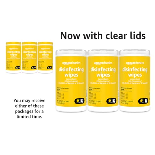 Lemon & Fresh Scent Disinfecting Wipes 255 Count B644533