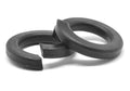 Black Zinc Plated Medium Carbon Steel Lockwasher V7551