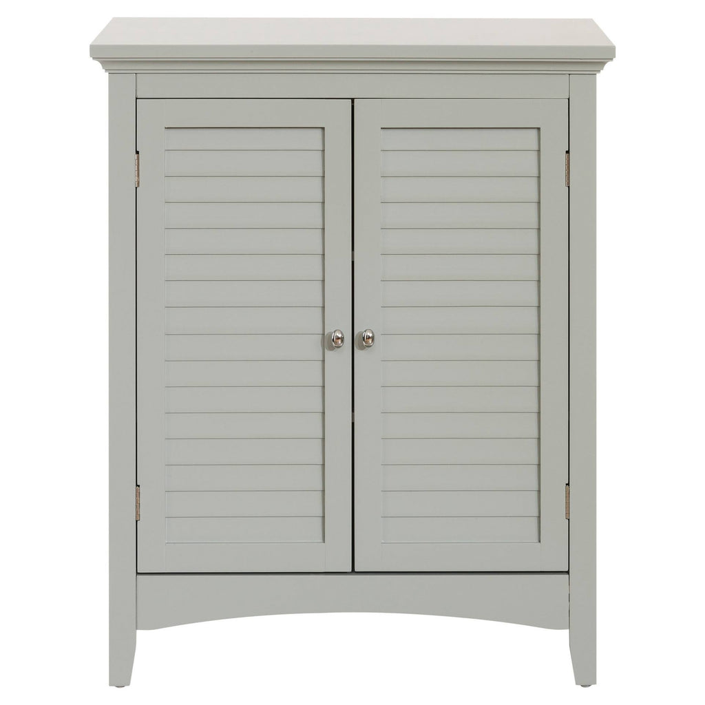 Gray Double Door Floor Cabinet F118