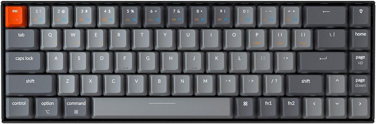 Hot Swappable Wireless Bluetooth Mechanical Gaming Keyboard 65% Compact 68-Key RGB L567074