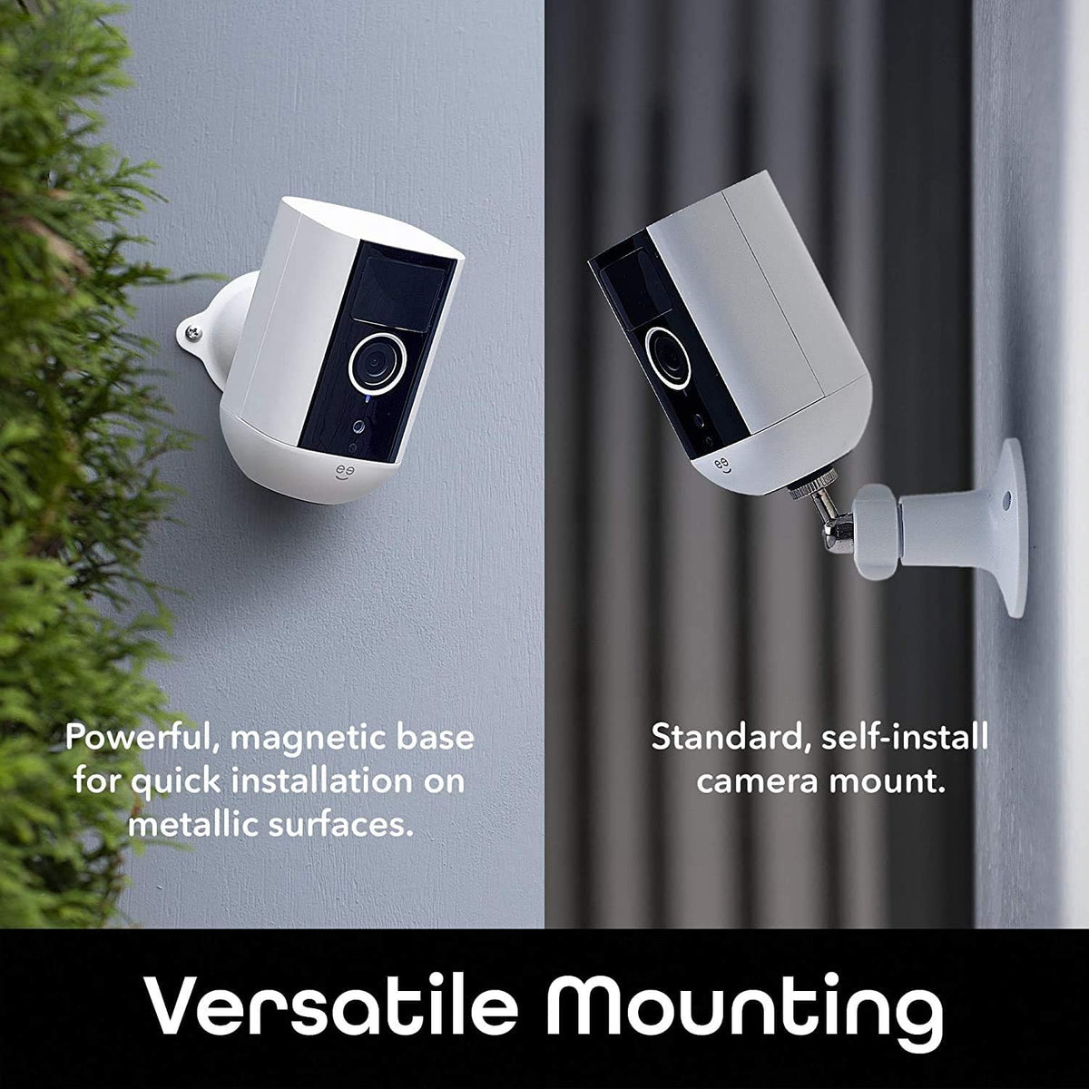 Wireless Indoor/Outdoor WiFi Security Camera, Rechargeable Battery-Powered 1080P Night Vision Waterproof (1 Pack) O43119