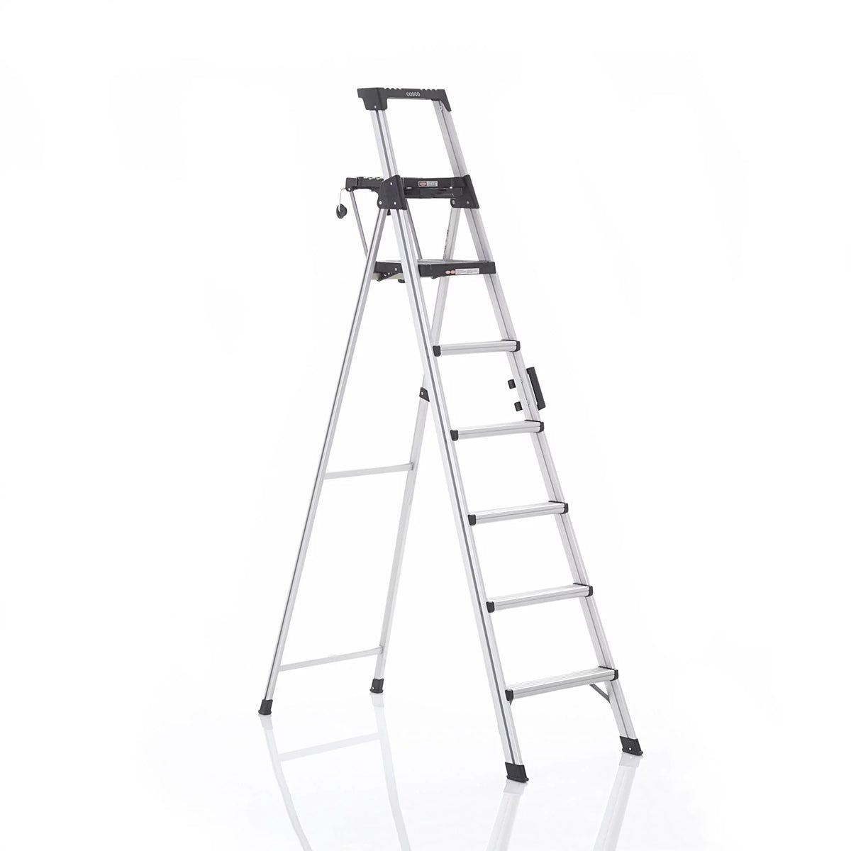 8 Ft. Aluminum Folding Step Ladder 300 Lb. L9954