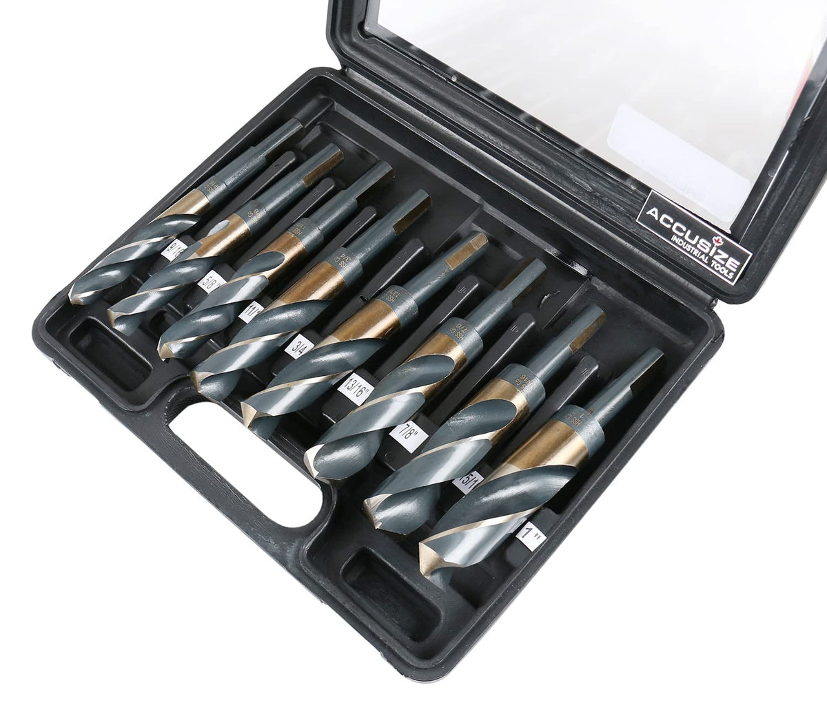 M35 Cobalt 1/2" Shank Drill Set of 8 Pieces L4154