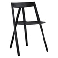 Black Stackable Resin Polypropylene Event Chair N950