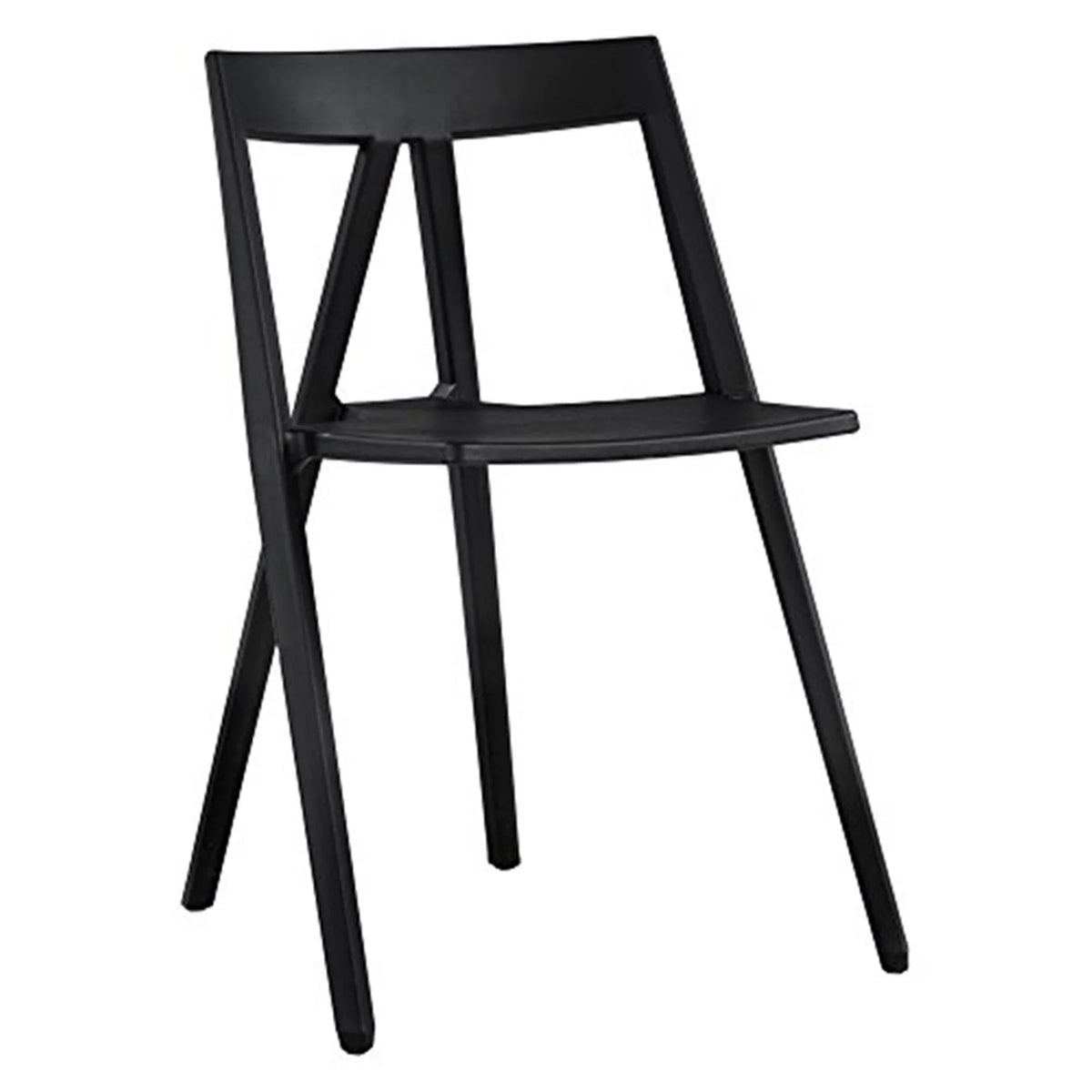 Black Stackable Resin Polypropylene Event Chair N950