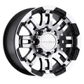 17x8.5 Gloss Black Machined Face Wheel I529363
