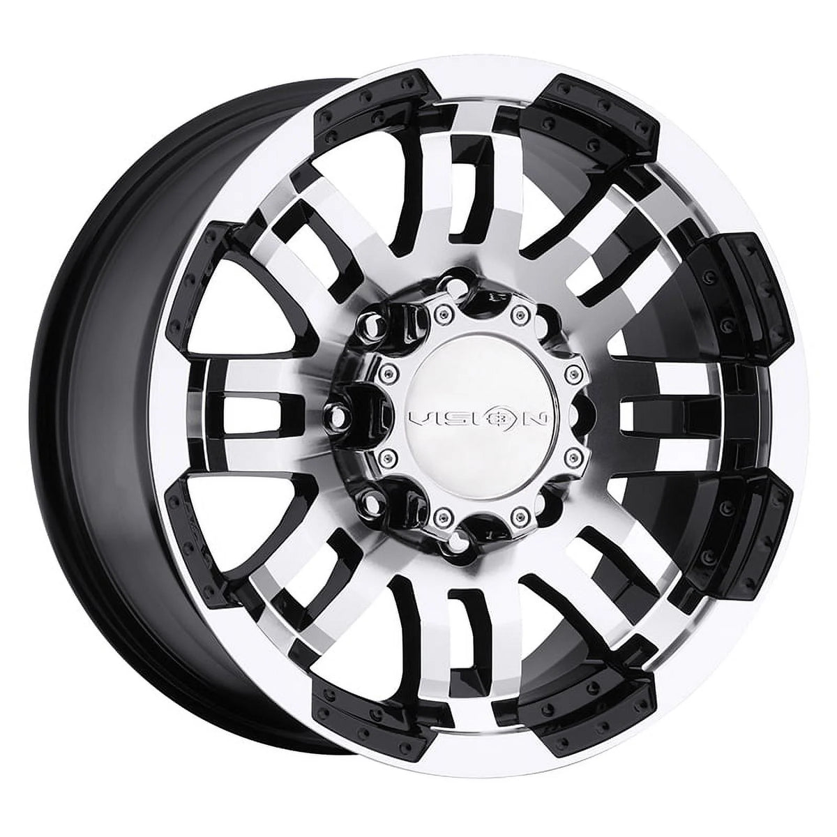 17x8.5 Gloss Black Machined Face Wheel I529363