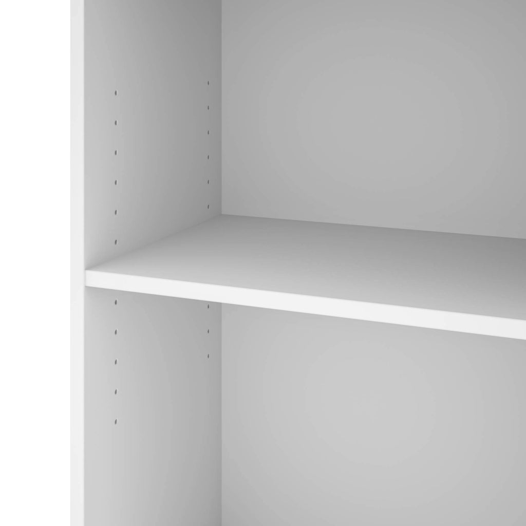 Walnut Grey White Bookcase E850493