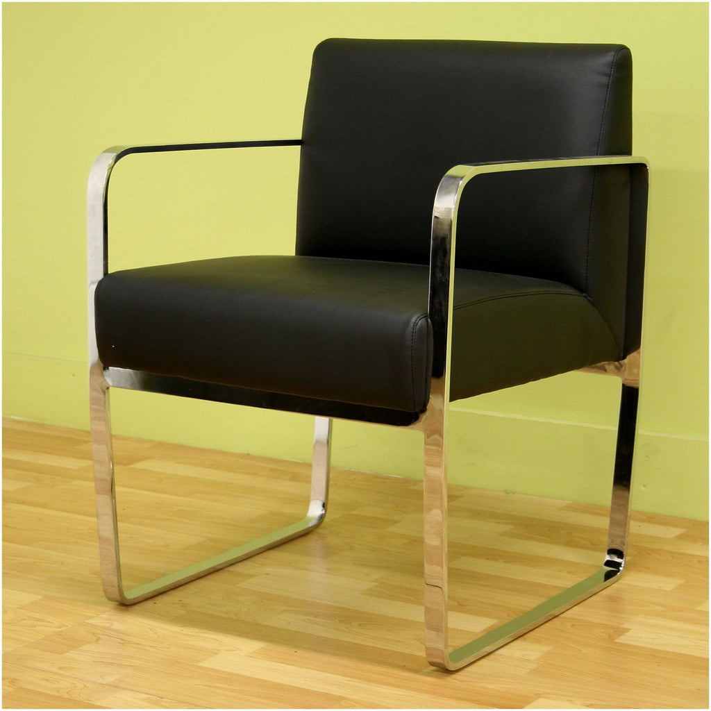 Black Leather Chair B60832