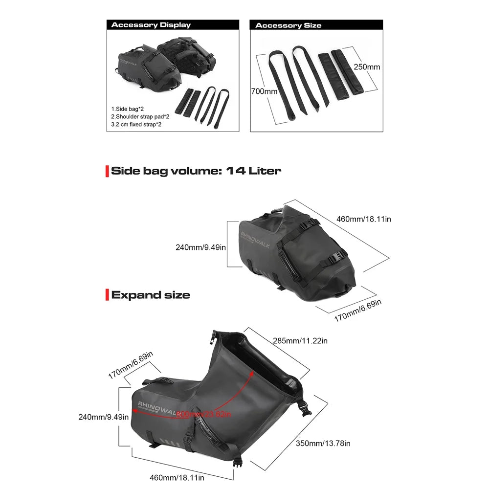 Motorcycle Rearseat Bag U247569