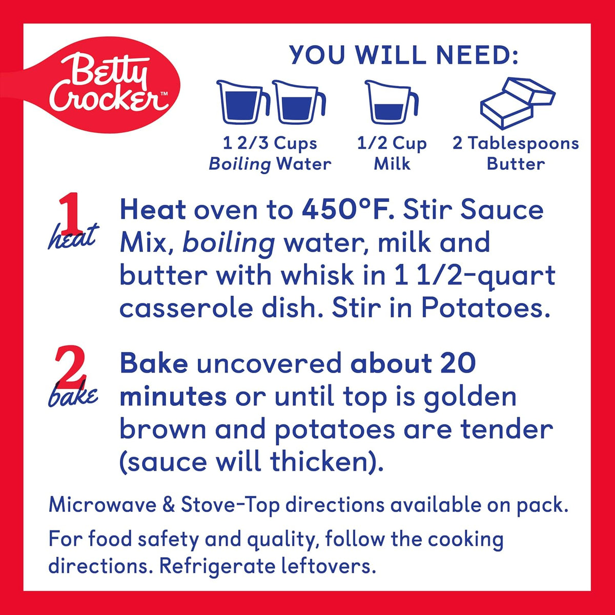4 OZ Casserole Potatoes U4212