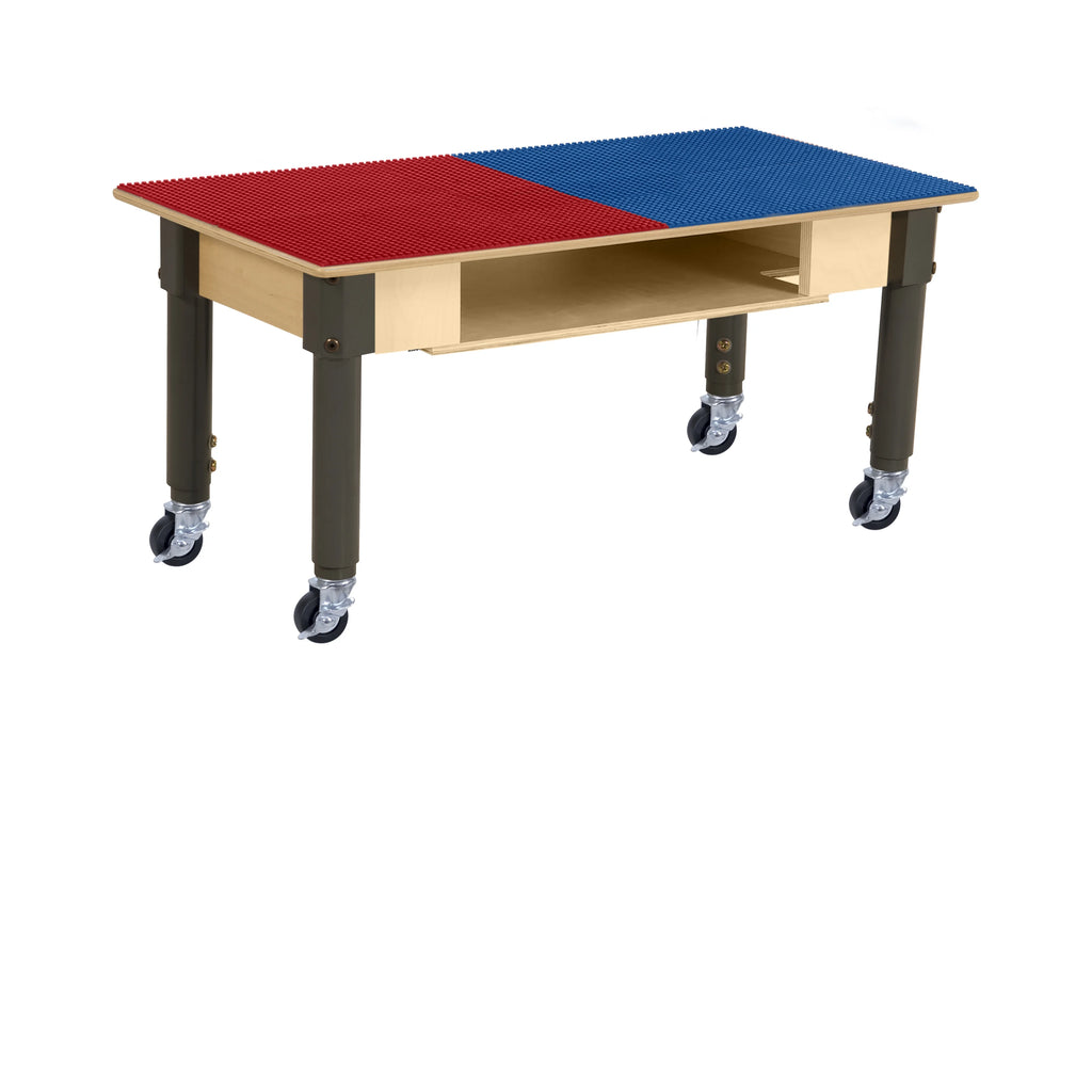 Rectangular School Activity Table with Built-in Storage O532198