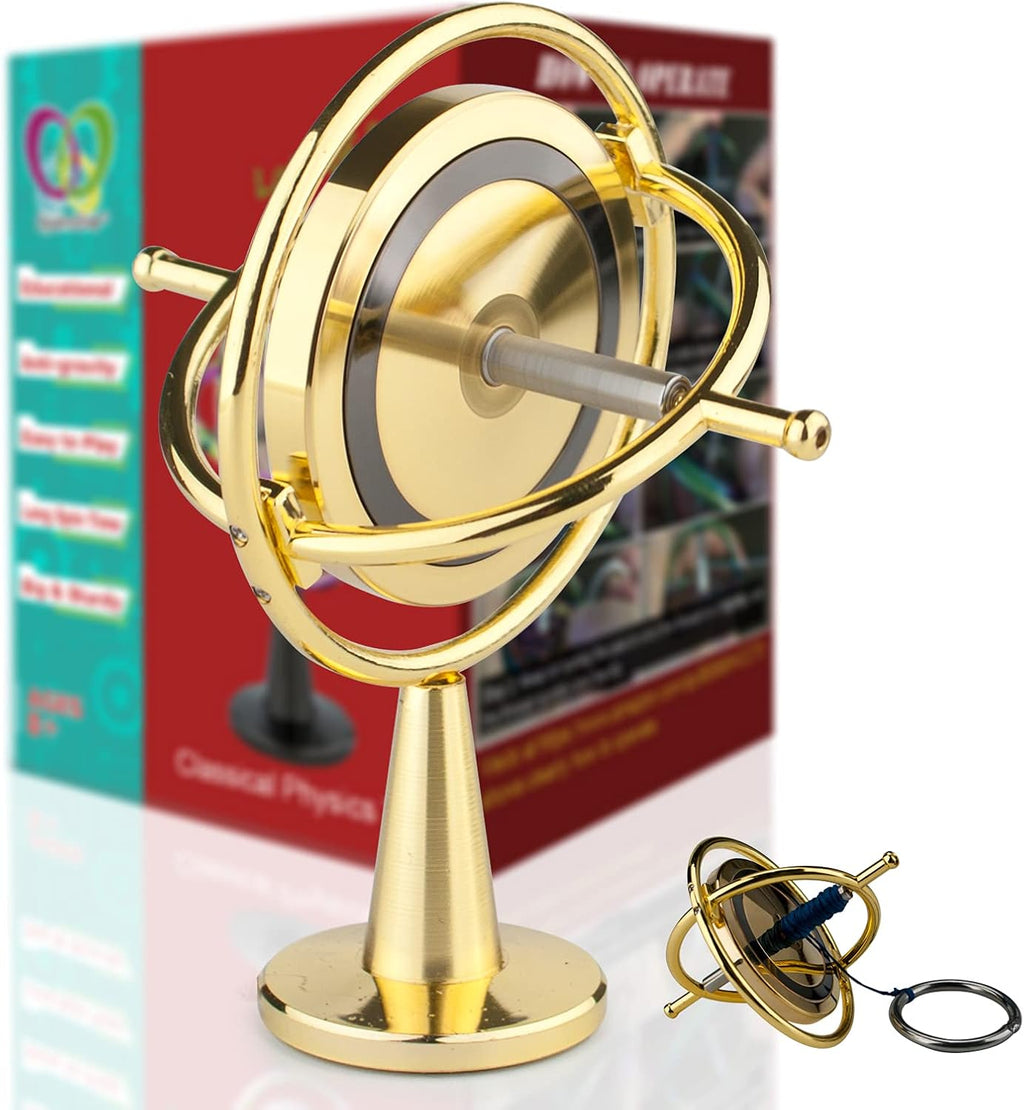 Pack of 2 Solid Metal Gyroscope R24843