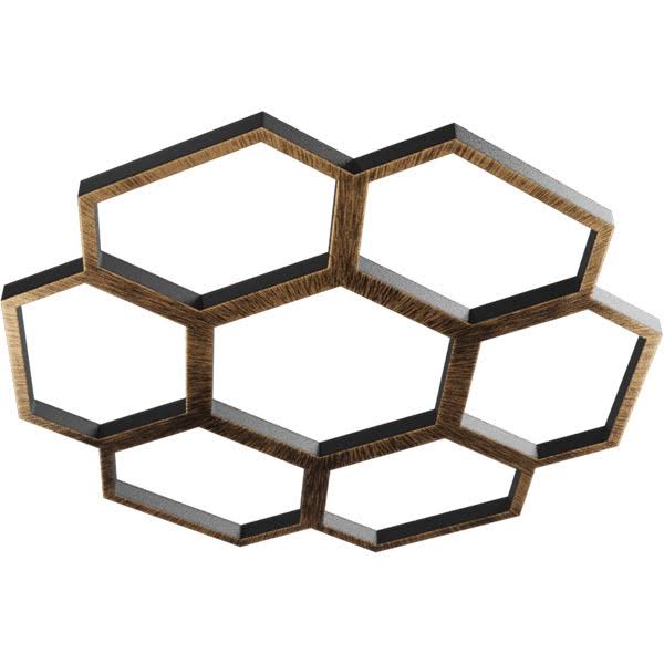 40x22OD x 17 1/8x22ID x 1x22P PVC Pierced Ceiling Medallion F891