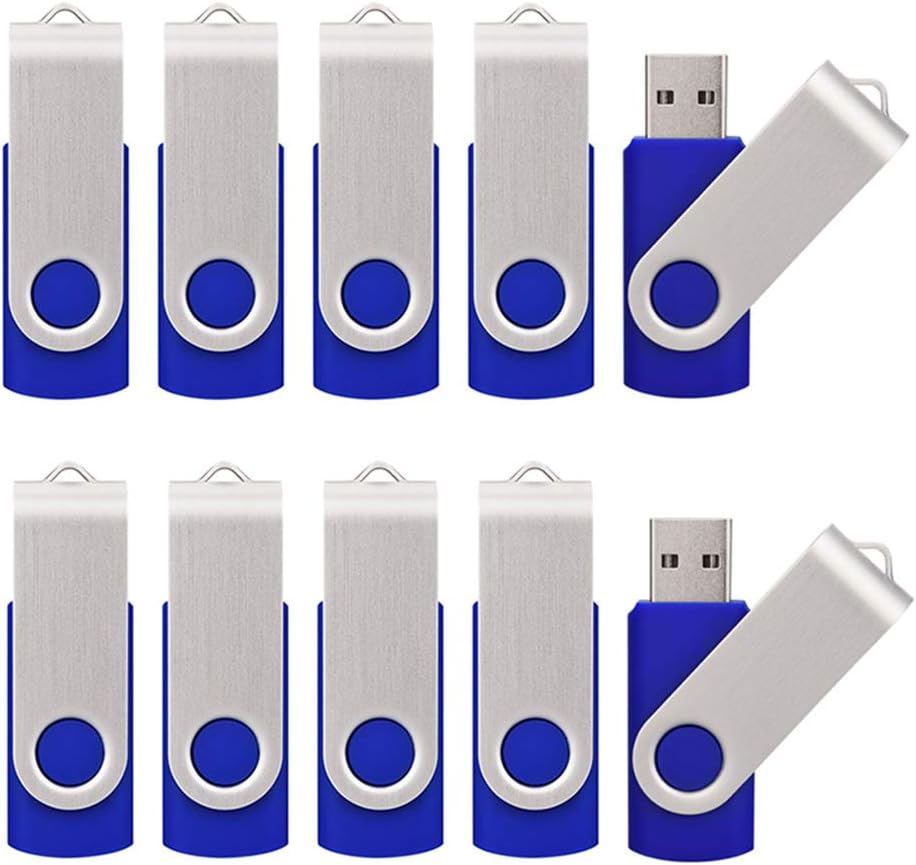 50 Pack 128MB USB 2.0 Flash Drive Black D559