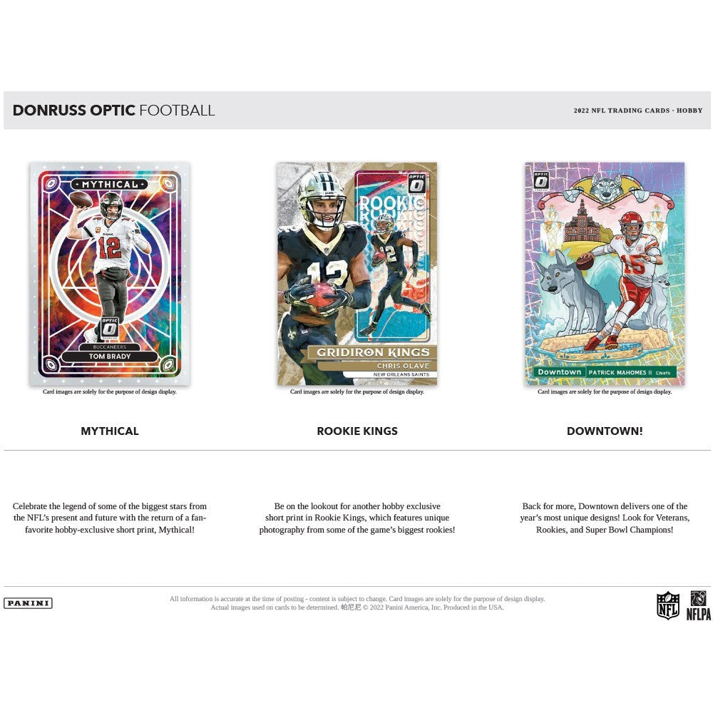2022 Panini Donruss Optic Football Hobby Box A190
