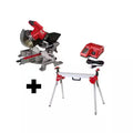 18V Lithium-Ion Brushless Cordless 7-1/4 in. Dual Bevel Sliding Compound Miter Saw Kit E5369