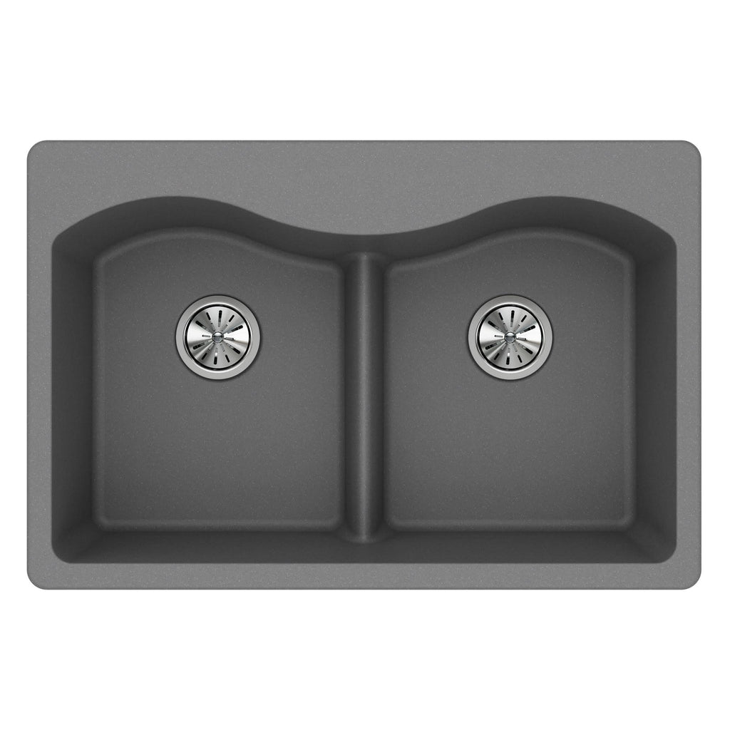 33-in Double-Bowl Drop-in Sink R146790