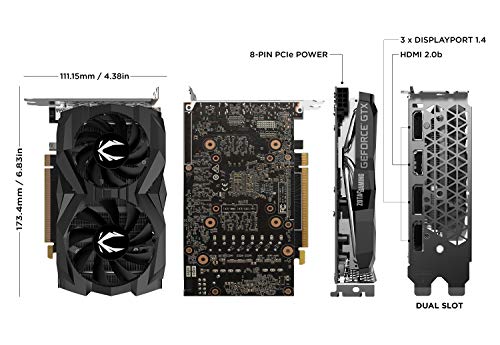 Gaming Graphics Card 6GB GDDR5 192-bit Super Compact C18664