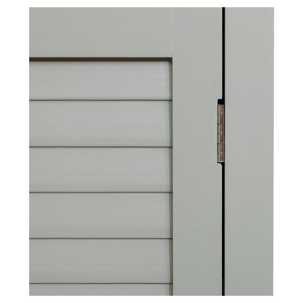 Gray Double Door Floor Cabinet F118