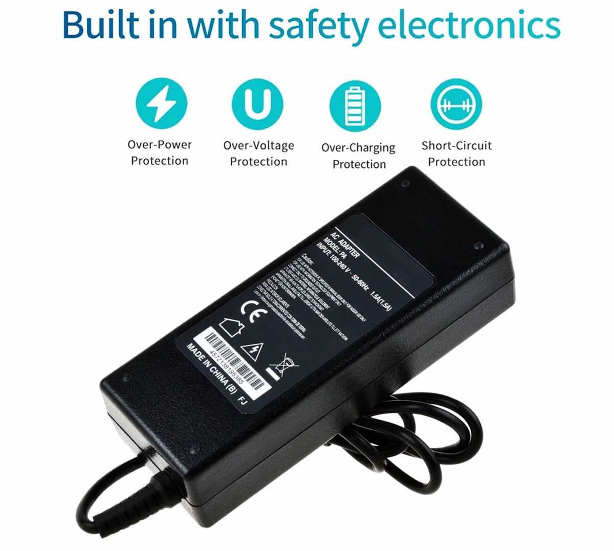Compatible AC / DC Adapter Replacement for 19 Touchscreen LCD Monitor Power B272