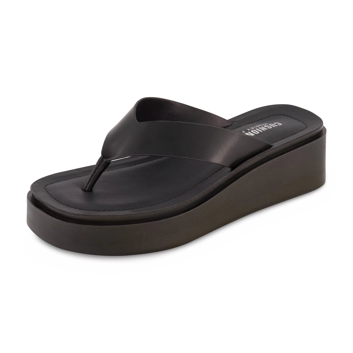 Women's Thong Platform Sandal with Memory Foam M5328