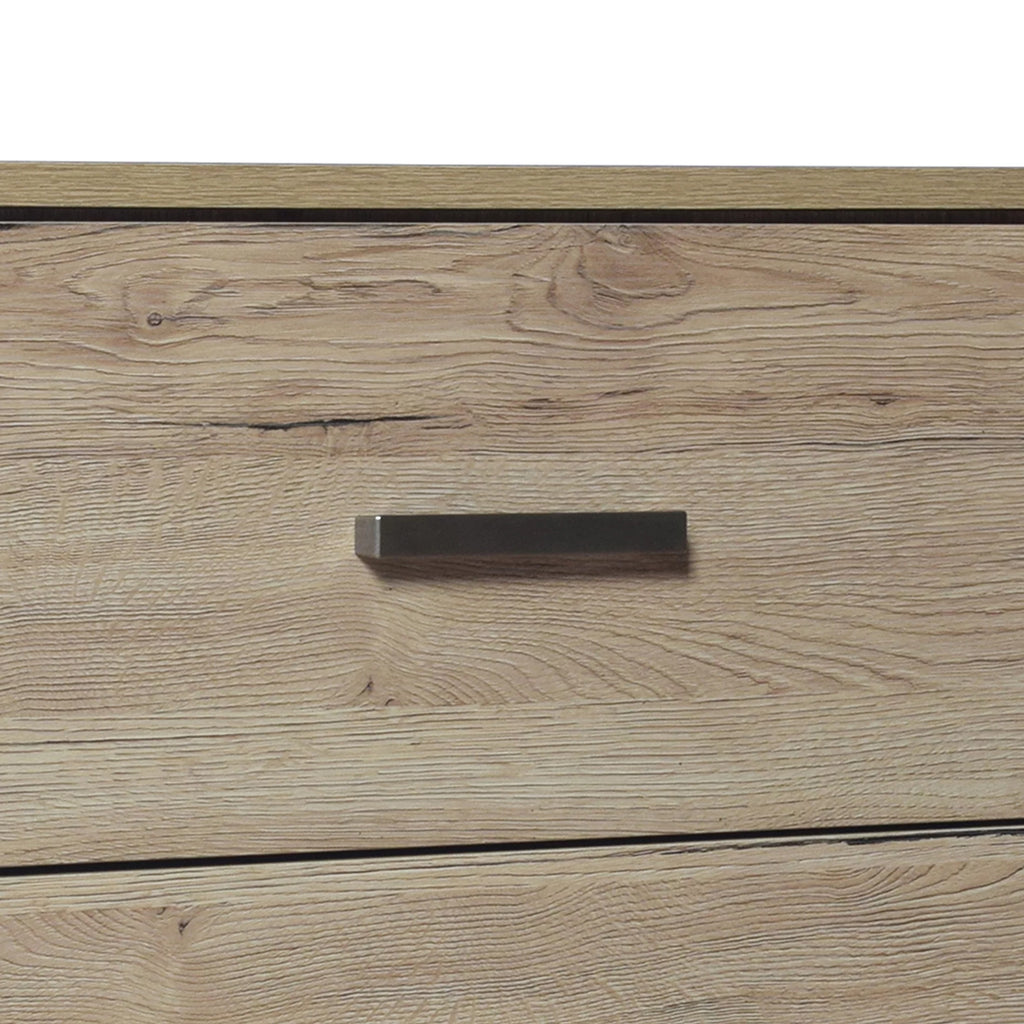 2 Drawers Light Oak Nightstand N7079