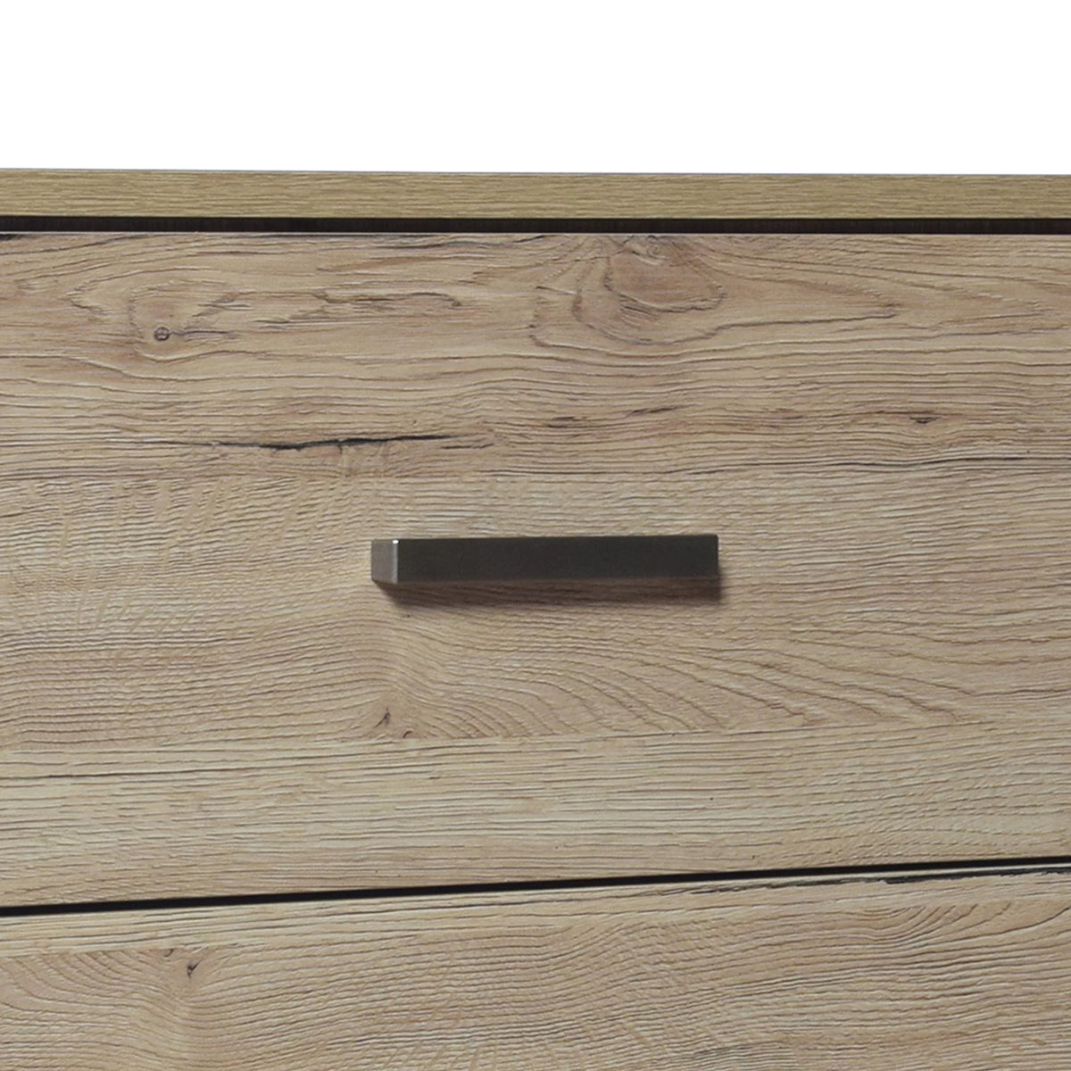 2 Drawers Light Oak Nightstand N7079