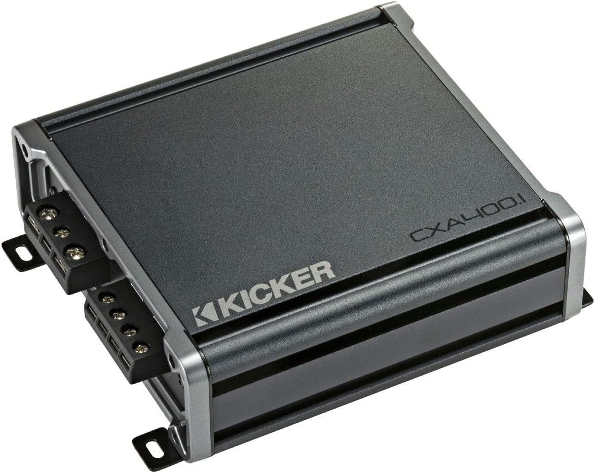 Compatible with 01-14 Ford F250 F350 Ext Super Cab Truck Dual 10 Sub Box & CXA400.1 X909058