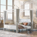 King Size Canopy Platform Bed X3072