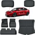 6 Pieces XPE Material Floor Mats with Cargo Liner L749