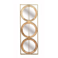 Round Wall Mirror with Rectangular Frame Z564
