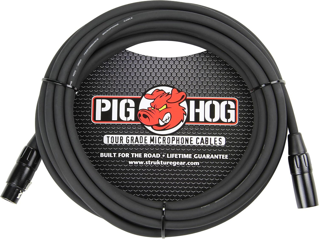Black 50 Feet XLR Microphone Cable A8862