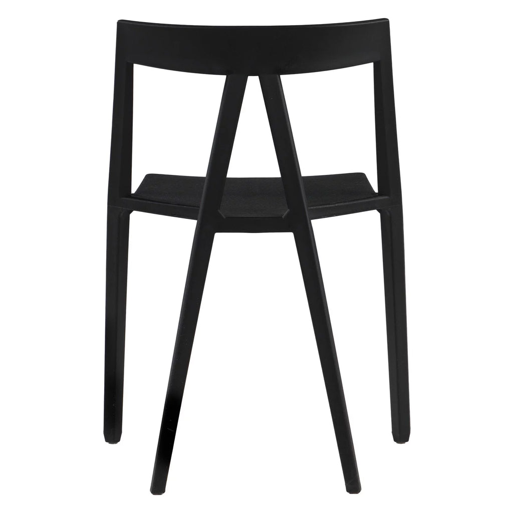 Black Stackable Resin Polypropylene Event Chair N950