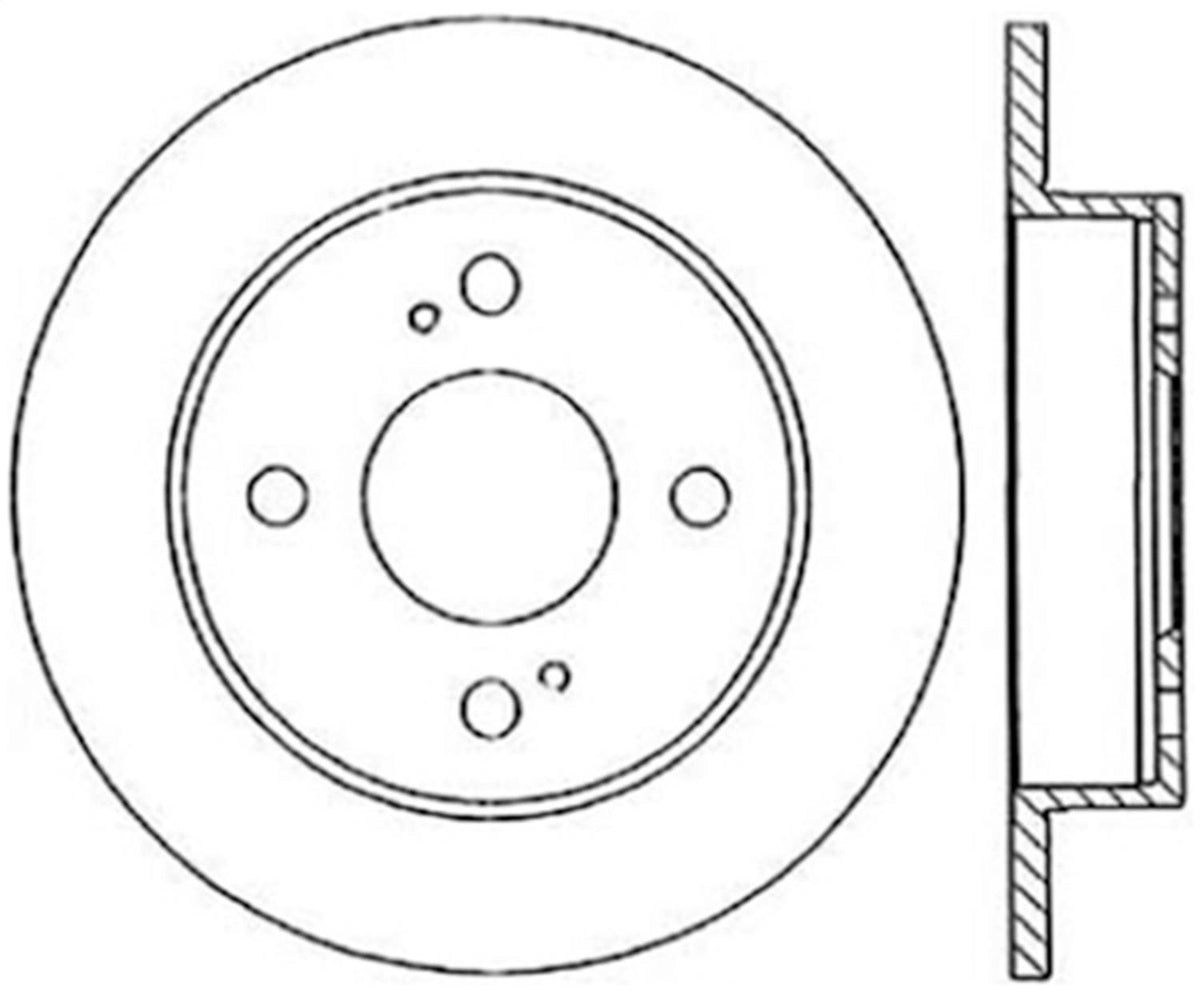 Drilled Sport Brake Rotor O19769