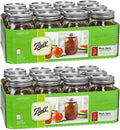 16-oz Mason Jar with Lids and Bands Pack of 24 H16534