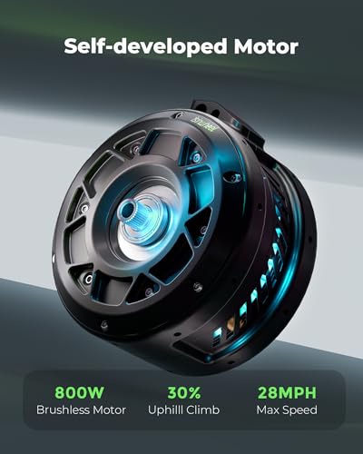 Electric Scooter with 800W Motor, 28 MPH, 10" Off-Road Tires X2851