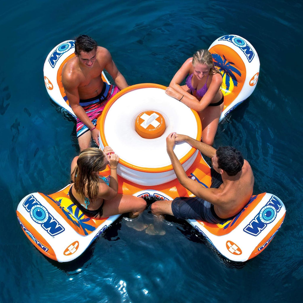Inflatable Table Floating Island Pool Float J5551