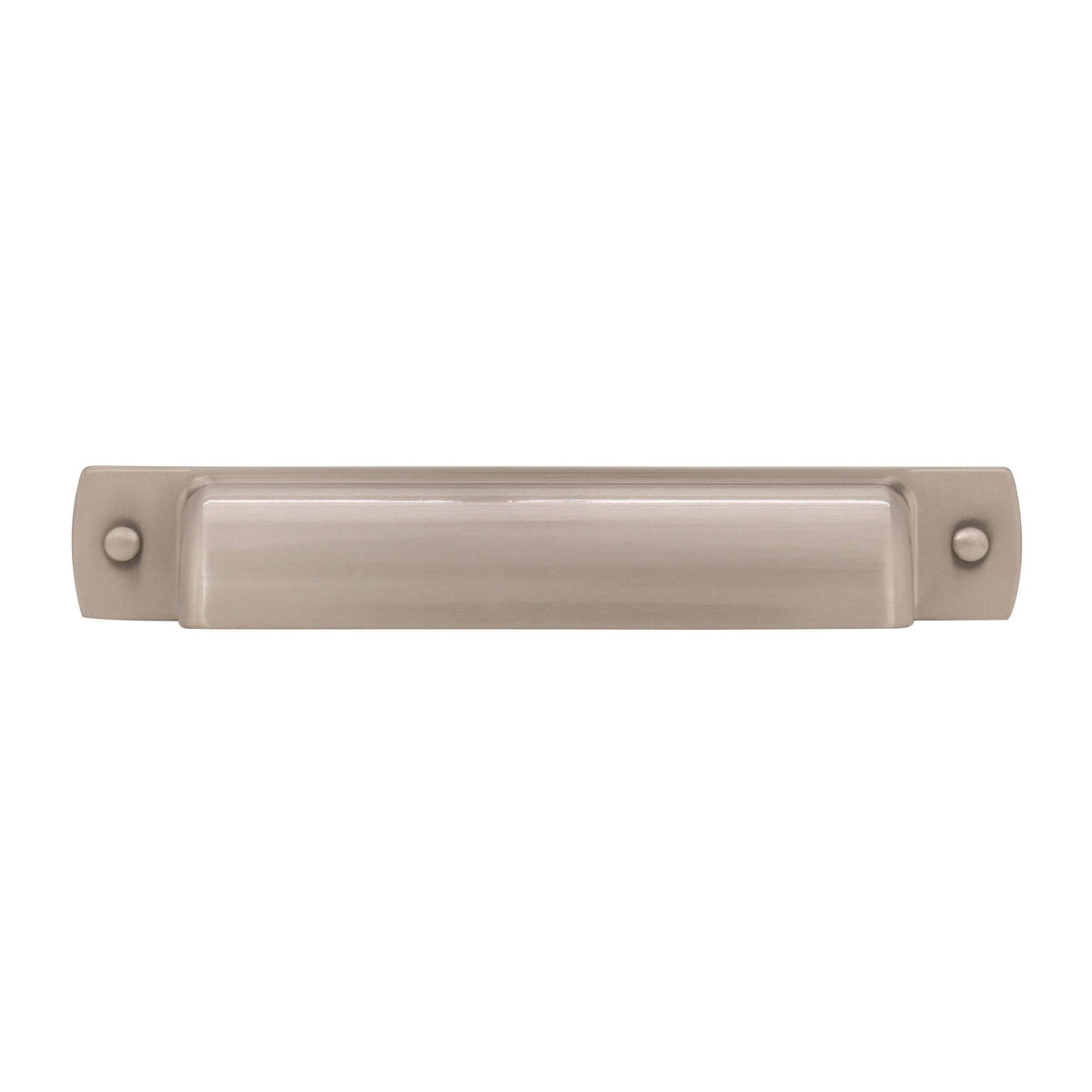 Cabinet Cup Pull 3-3/4 in 96 mm Satin Nickel 10 Pack I154