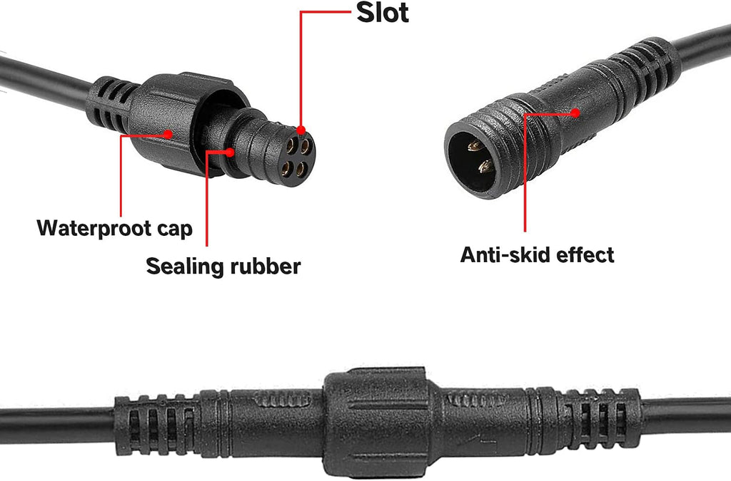 10FT 4Pin Extension Wire Cable 4 Packs F8725