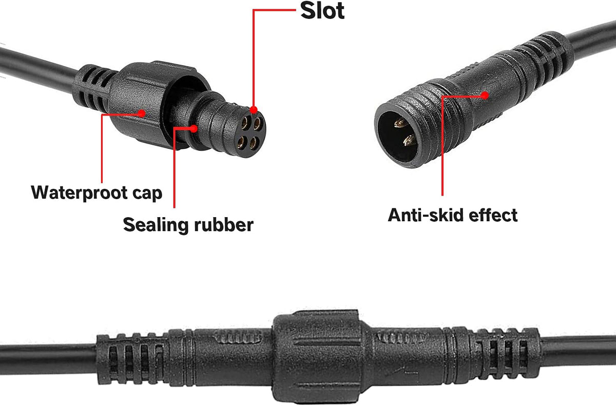 10FT 4Pin Extension Wire Cable 4 Packs F8725