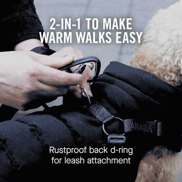 Black Puffer Harness T51131